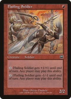 Flailing Soldier [Mercadian Masques]-1