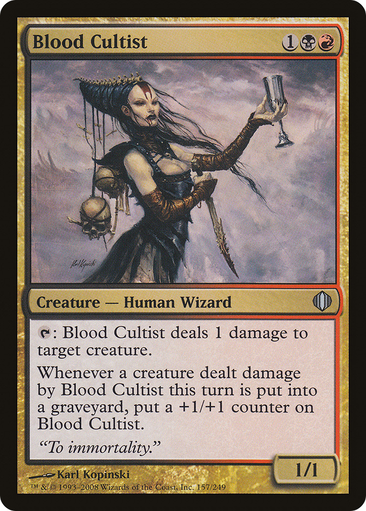 Blood Cultist [Shards of Alara]-1