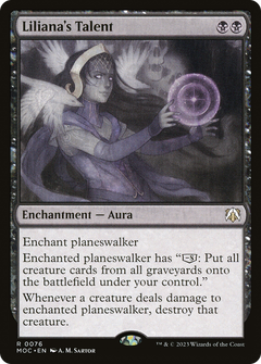 Liliana's Talent [March of the Machine Commander]-1