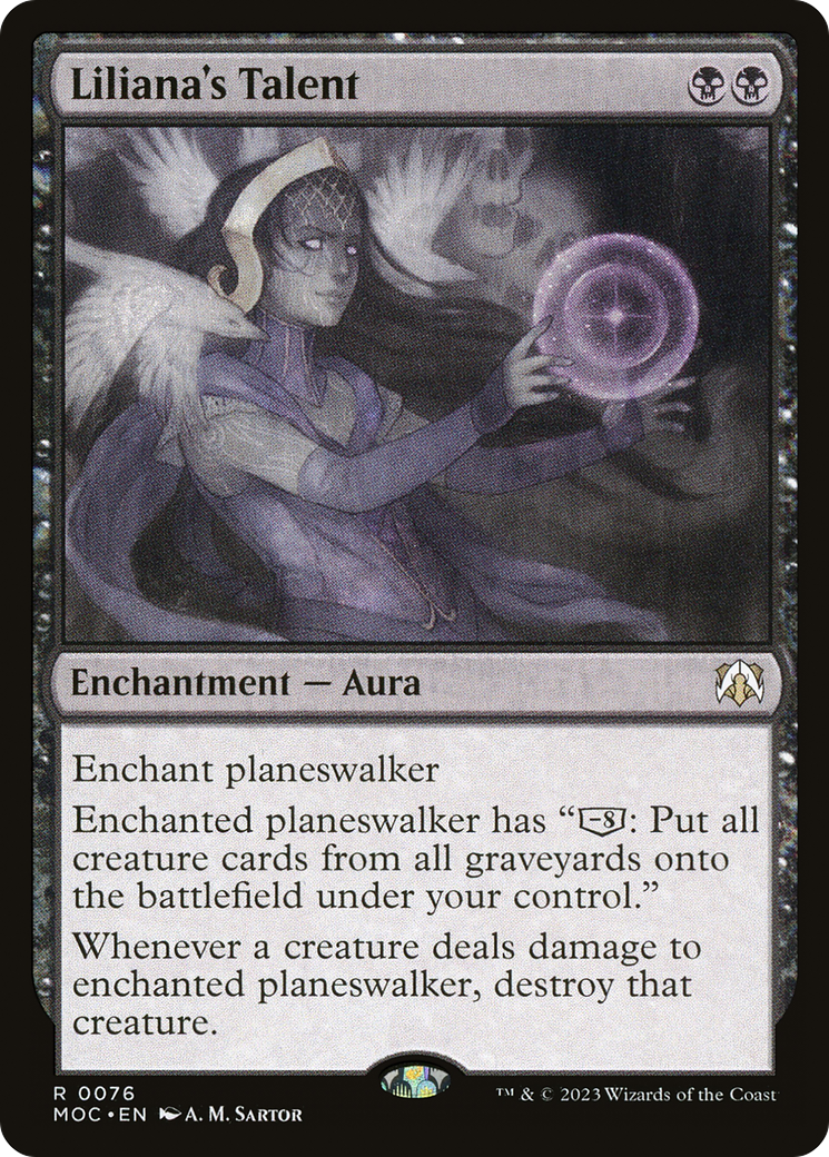 Liliana's Talent [March of the Machine Commander]-1
