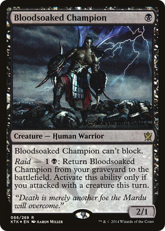 Bloodsoaked Champion [Khans of Tarkir Prerelease Promos]-1