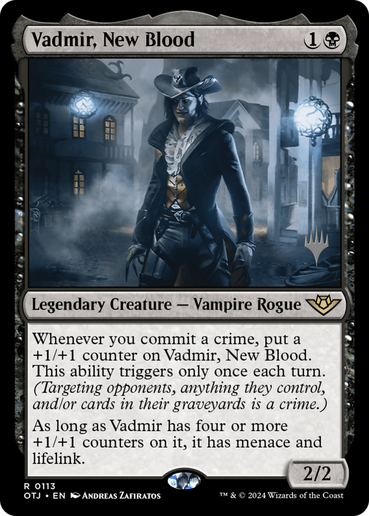 Vadmir, New Blood (PPOTJ-113) - Outlaws of Thunder Junction Promos-1