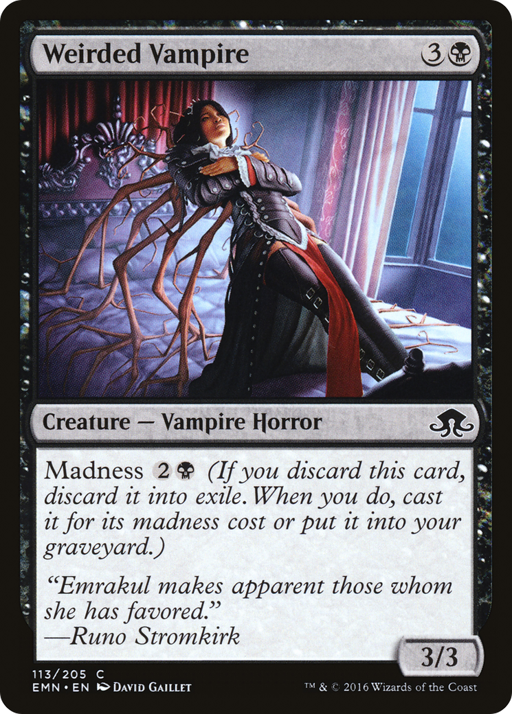 Weirded Vampire (EMN-113) - Eldritch Moon Foil-1