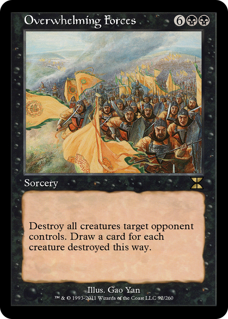 Overwhelming Forces (ME4-092) - Masters Edition IV Foil-1