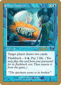 Deep Analysis - 2002 Carlos Romao (TOR) (WCD-) - World Championship Decks 2002: (tombstone)-1