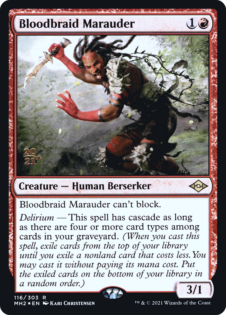 Bloodbraid Marauder [Modern Horizons 2 Prerelease Promos]-1
