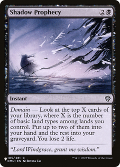 Shadow Prophecy [The List]-1