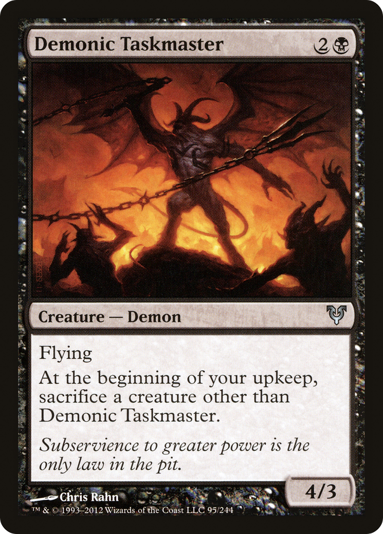 Demonic Taskmaster [Avacyn Restored]-1