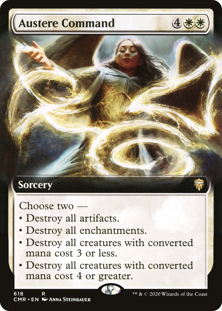 Austere Command (Extended Art) [Commander Legends]-1