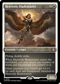 Heavenly Blademaster (Foil Etched) [Commander Masters]-1