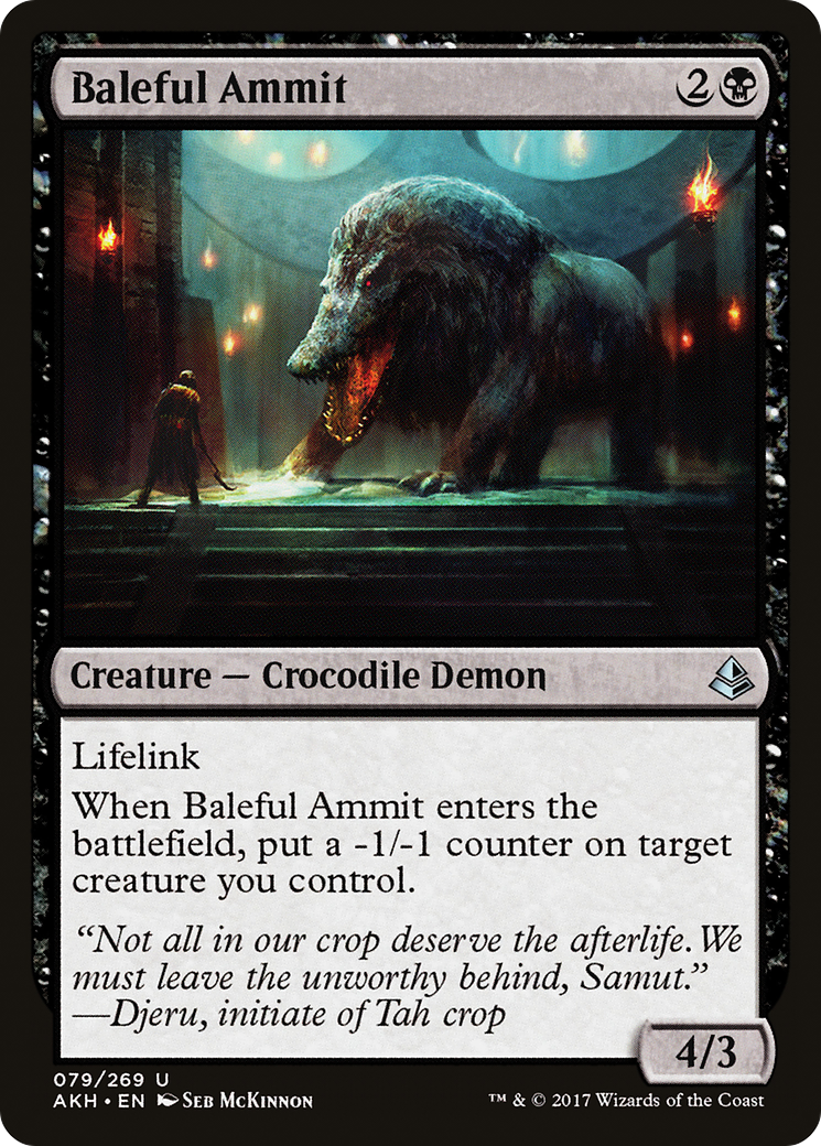 Baleful Ammit [Amonkhet]-1