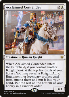 Acclaimed Contender [Throne of Eldraine]-1