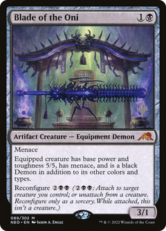 Blade of the Oni (Promo Pack) [Kamigawa: Neon Dynasty Promos]-1