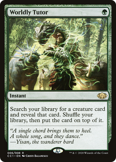 Worldly Tutor (CC1-006) - Commander Collection: Green Foil-1