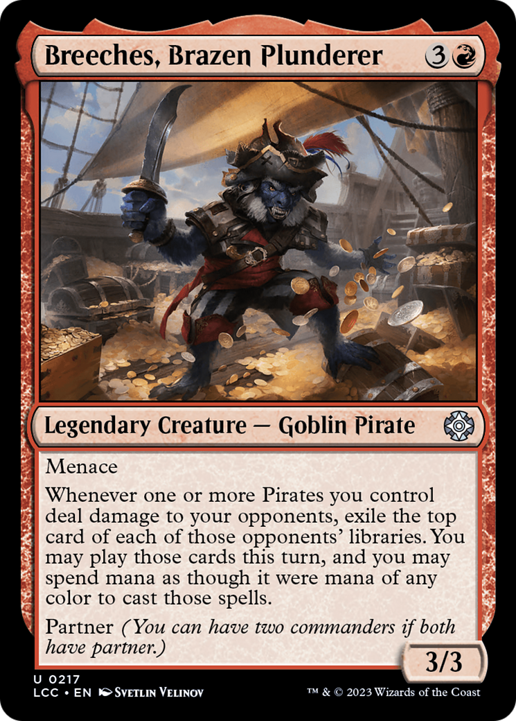 Breeches, Brazen Plunderer [The Lost Caverns of Ixalan Commander]-1