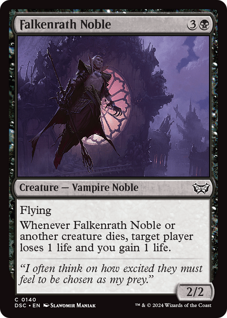 Falkenrath Noble [Duskmourn: House of Horror Commander]-1