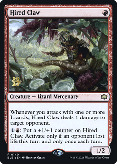 Hired Claw [Bloomburrow Prerelease Promos]-1