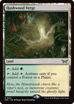 Hushwood Verge (Promo Pack) [Duskmourn: House of Horror Promos]-1