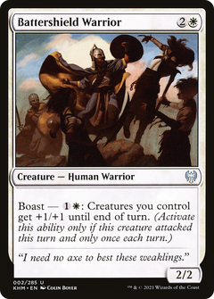Battershield Warrior [Kaldheim]-1