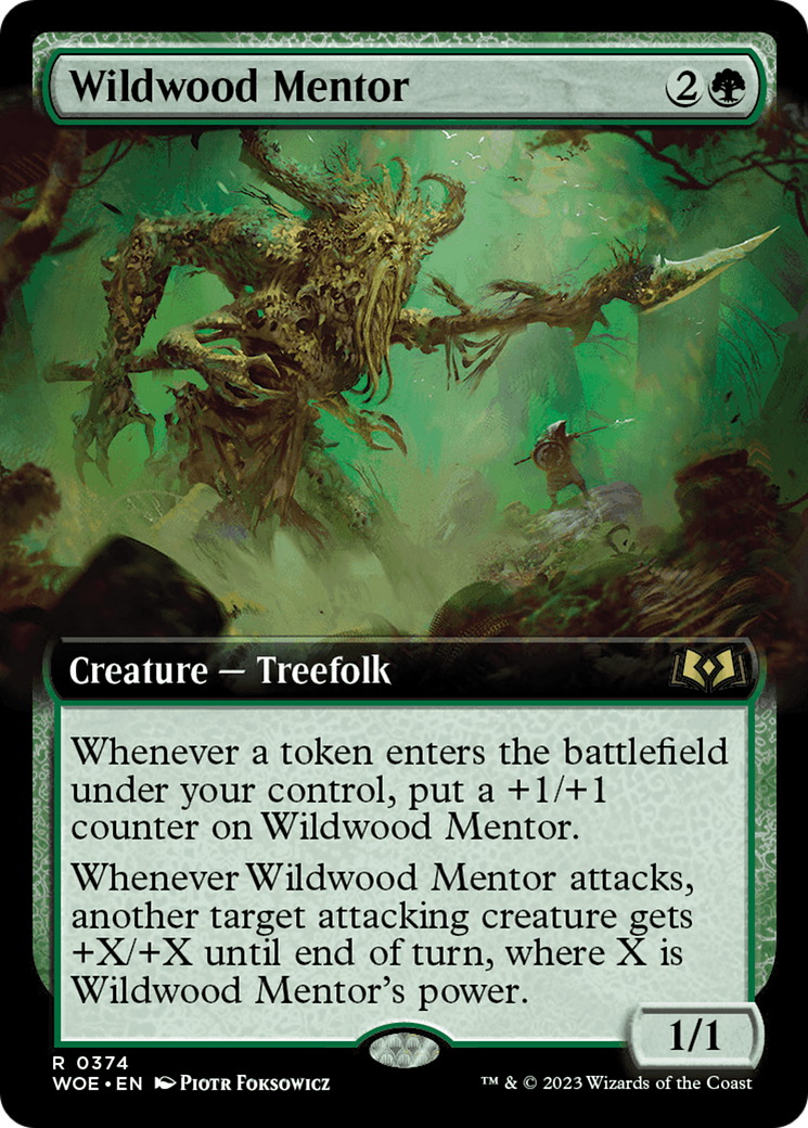 Wildwood Mentor (Extended Art) (WOE-374) - Wilds of Eldraine: (Extended Art)-1