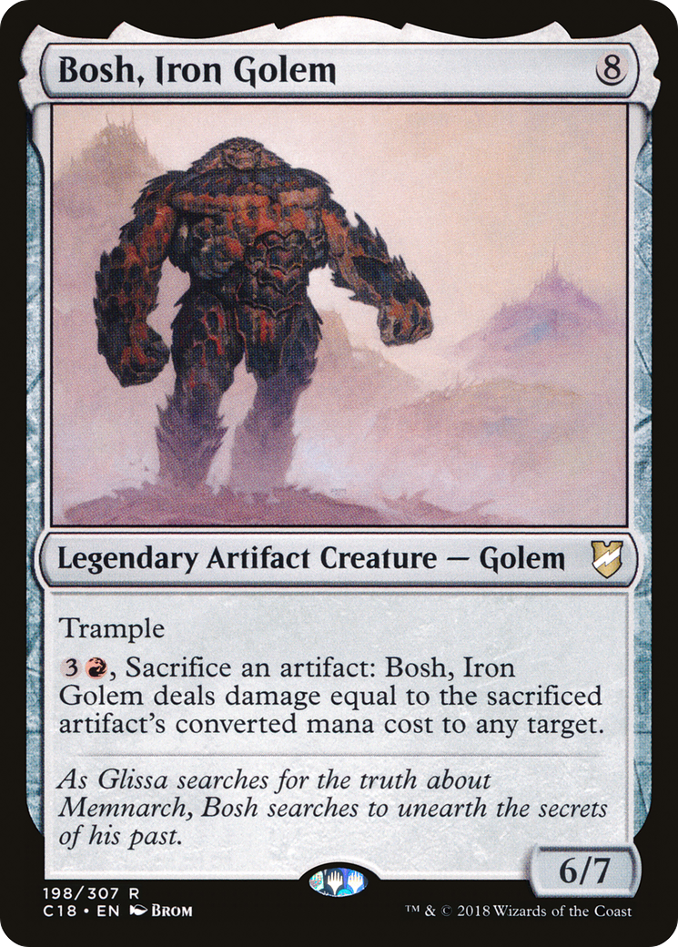 Bosh, Iron Golem [Commander 2018]-1