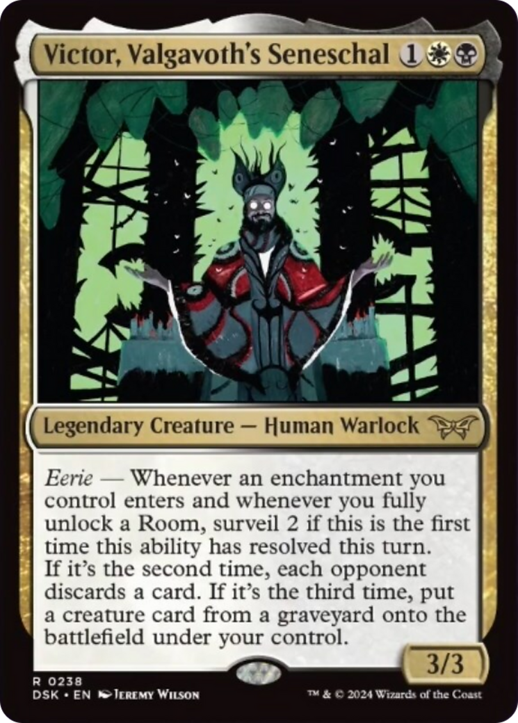 Victor, Valgavoth's Seneschal [Duskmourn: House of Horror]-1