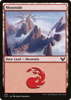 Mountain (373) [Strixhaven: School of Mages]-1