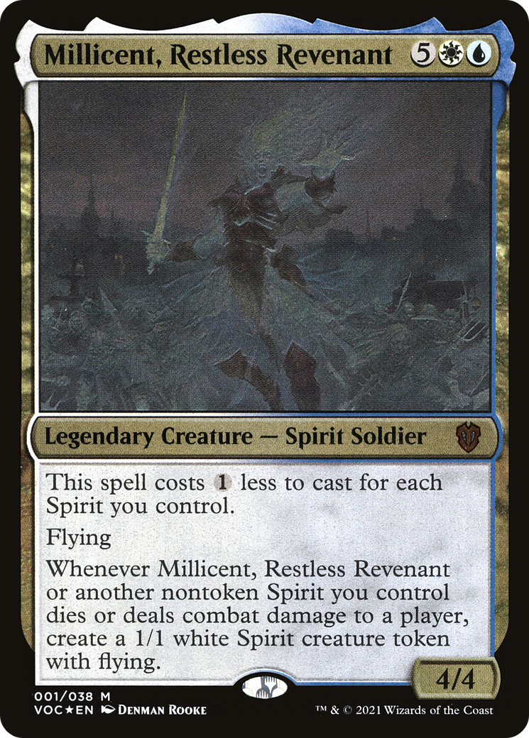 Millicent, Restless Revenant (Display Commander) [Innistrad: Crimson Vow Commander]-1