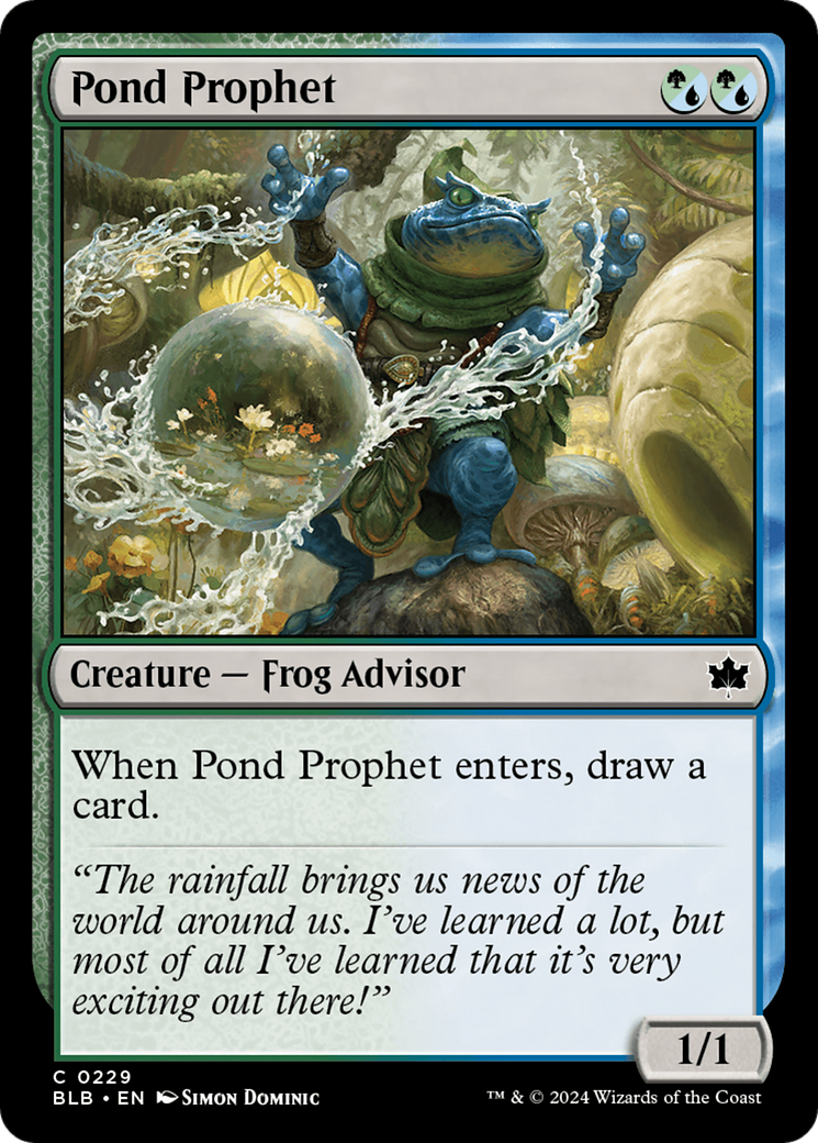 Pond Prophet [Bloomburrow]-1