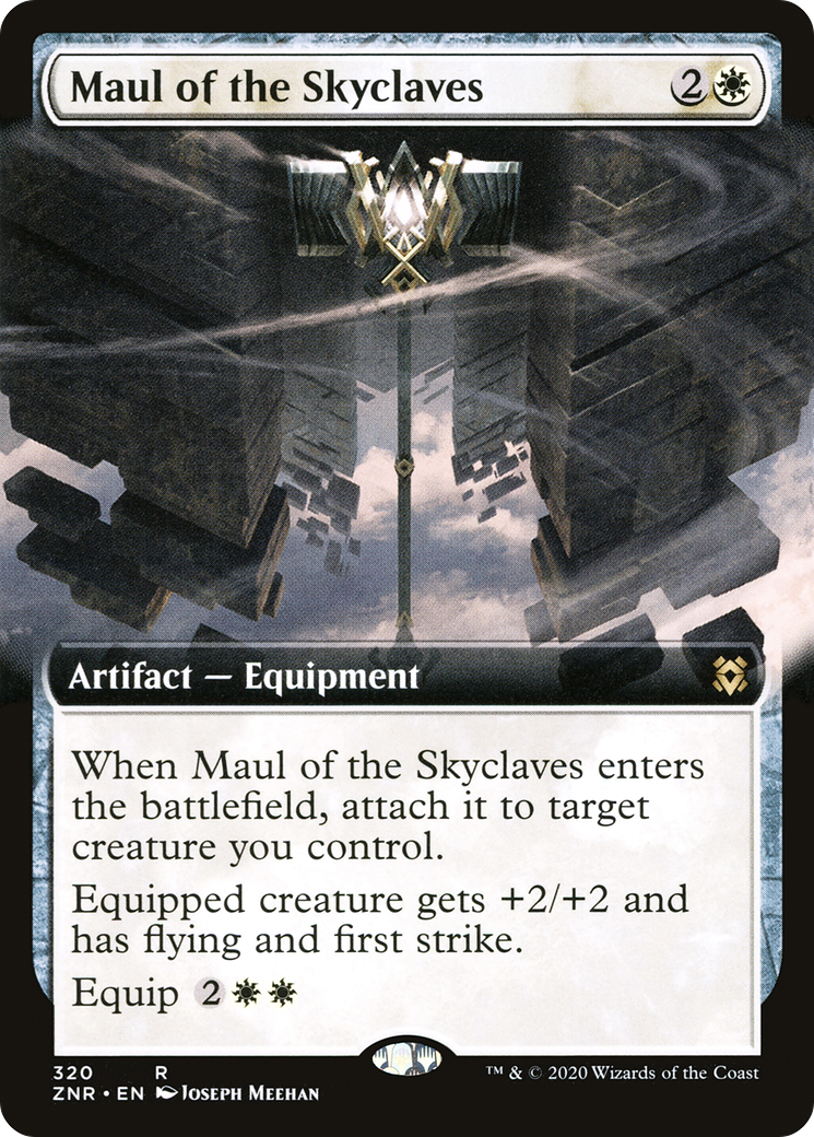 Maul of the Skyclaves (Extended Art) [Zendikar Rising]-1