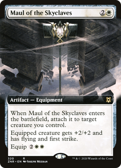 Maul of the Skyclaves (Extended Art) [Zendikar Rising]-1