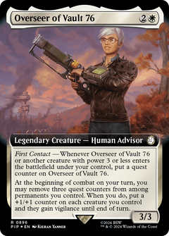 Overseer of Vault 76 (Extended Art) (Surge Foil) [Fallout]-1