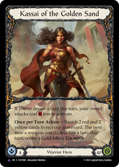 Kassai of the Golden Sand (Marvel) [HVY090] (Heavy Hitters)  Cold Foil-1