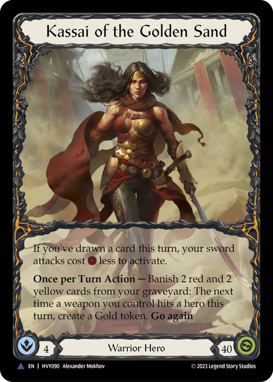 Kassai of the Golden Sand (Marvel) [HVY090] (Heavy Hitters)  Cold Foil-1