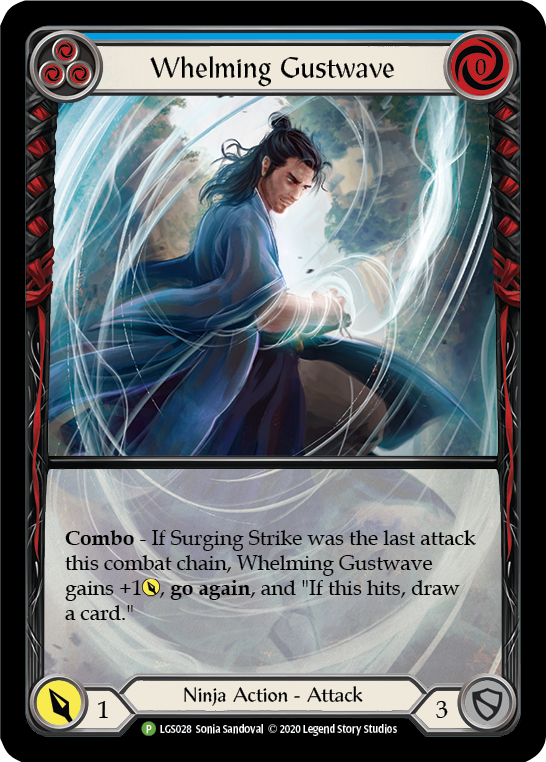 Whelming Gustwave (Blue) [LGS028] (Promo)  Rainbow Foil-1