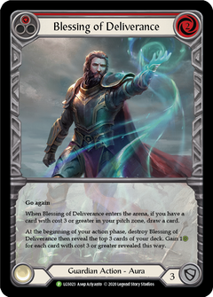 Blessing of Deliverance (Red) [LGS023] (Promo)  Rainbow Foil-1