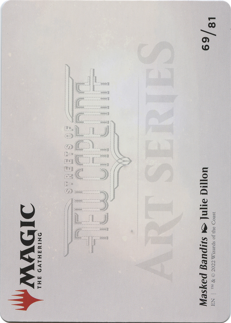 Masked Bandits // Masked Bandits (ASNC-069) - New Capenna Art Series (Borderless) Foil-2