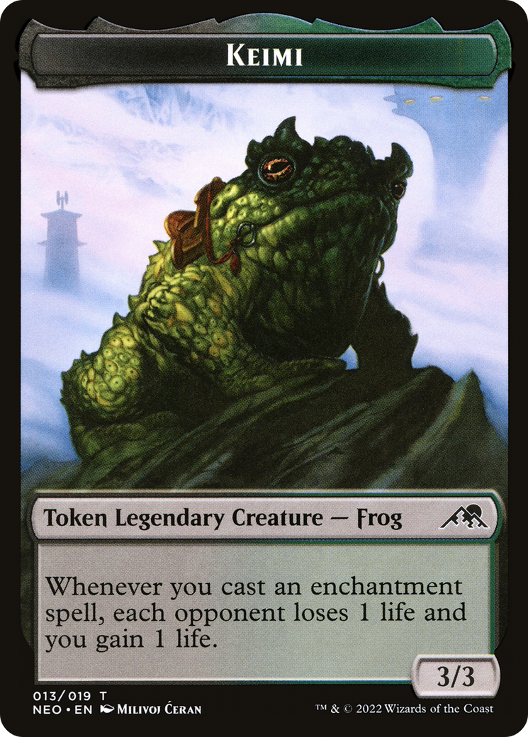 Keimi Token [Kamigawa: Neon Dynasty Tokens]-1