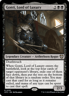 Gonti, Lord of Luxury [Outlaws of Thunder Junction Commander]-1