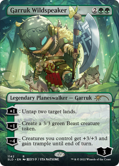 Garruk Wildspeaker (Borderless) [Secret Lair Drop Series]-1