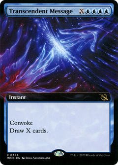 Transcendent Message (Extended Art) (MOM-354) - March of the Machine: (Extended Art) Foil-1