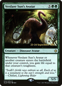 Verdant Sun's Avatar (PRE-213) - Ixalan Promos Foil-1