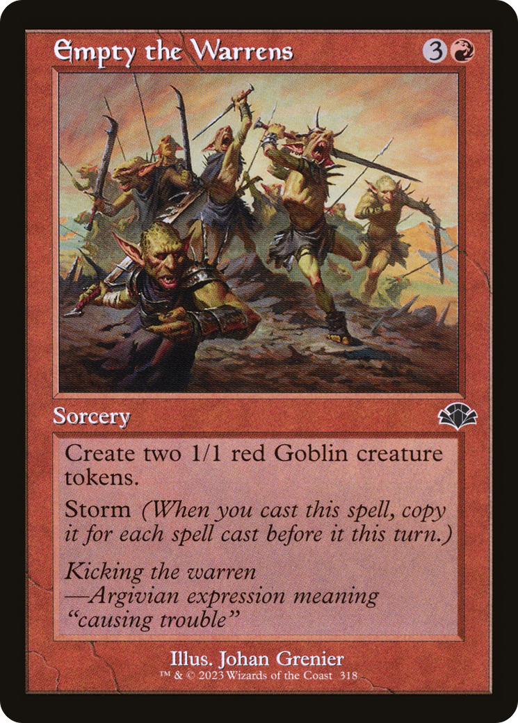 Empty the Warrens (Retro) [Dominaria Remastered]-1