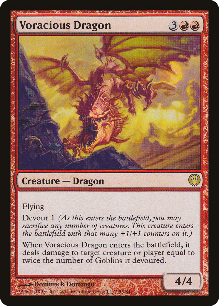 Voracious Dragon (DDG-056) - Duel Decks: Knights vs. Dragons-1