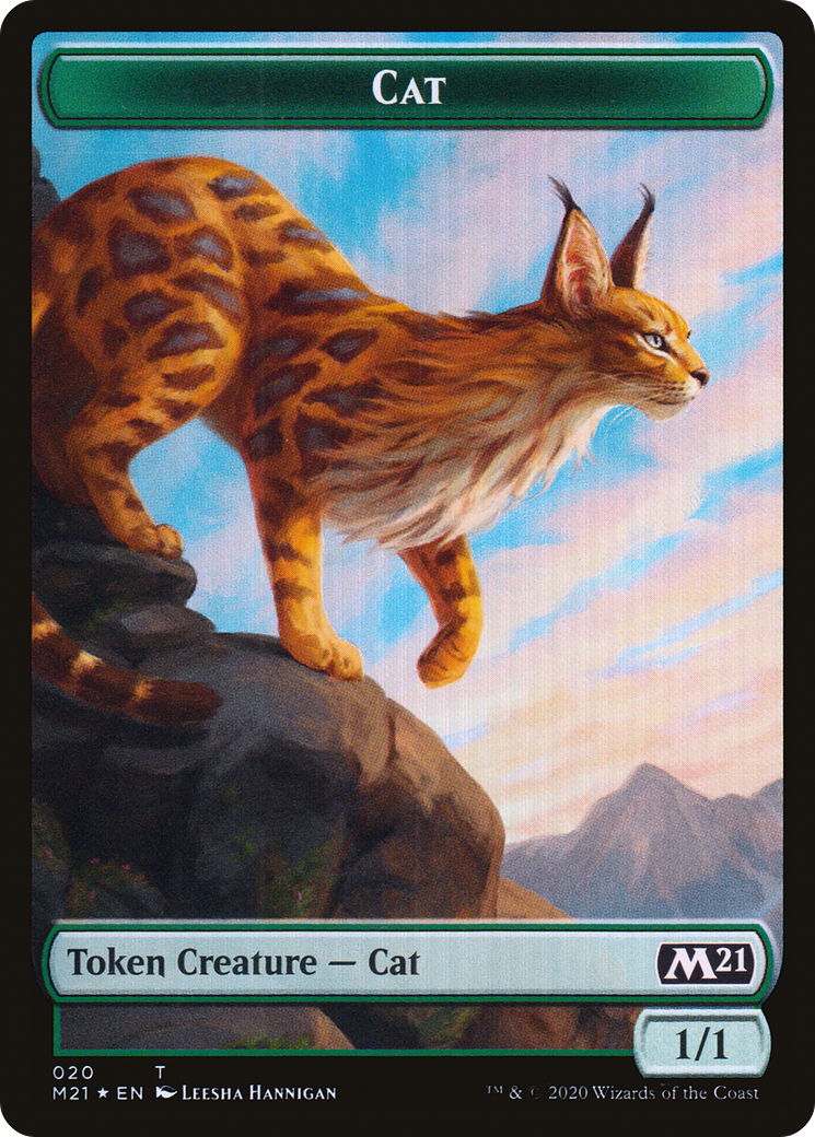 Cat (TM21-020) - Core Set 2021 Tokens Foil-1