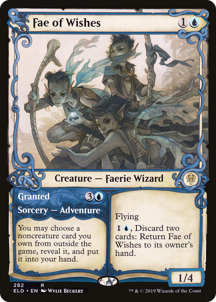 Fae of Wishes // Granted (Showcase) [Throne of Eldraine]-1