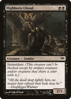 Highborn Ghoul [Dark Ascension]-1