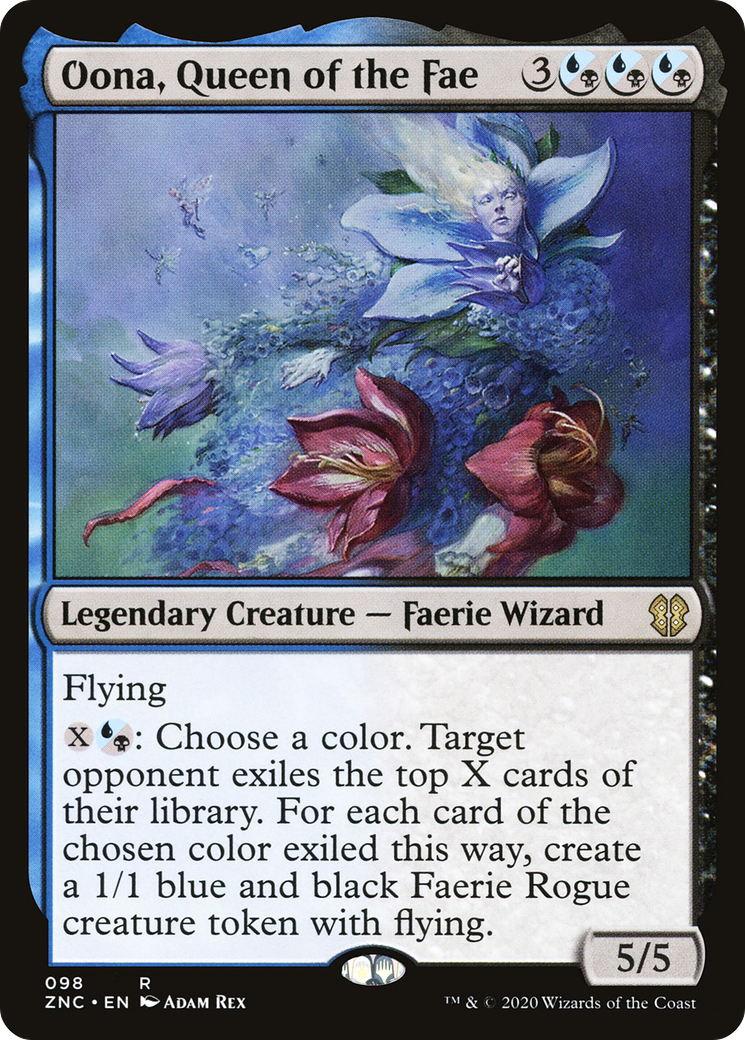 Oona, Queen of the Fae [Zendikar Rising Commander]-1