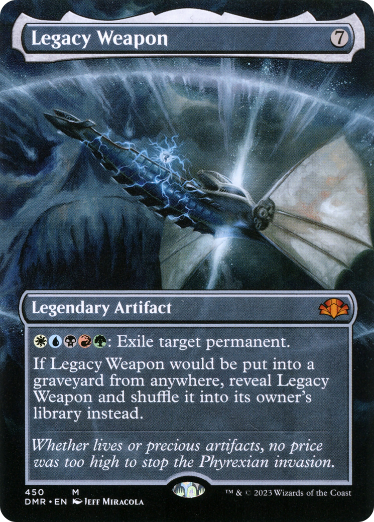 Legacy Weapon (Borderless Alternate Art) [Dominaria Remastered]-1
