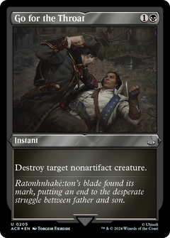 Go for the Throat (ACR-205) - Assassin's Creed Etched Foil-1